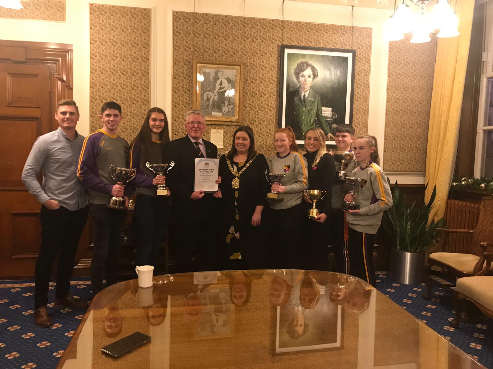 Club honoured to visit City Hall