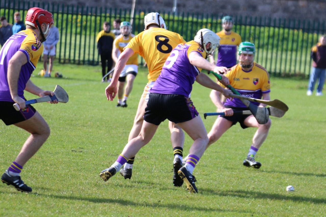 Carryduff Senior Hurlers travelled to Armagh to take on Cuchullains