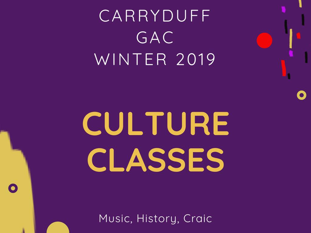 Culture classes need our help !