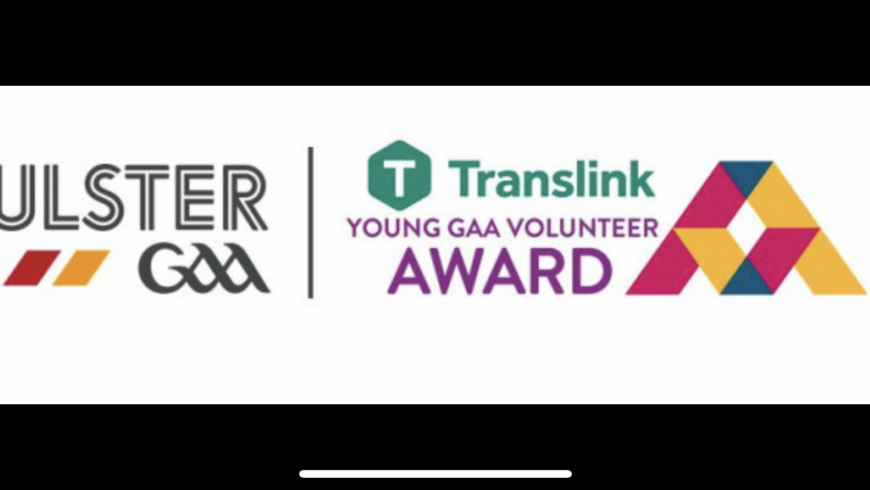 Translink Ulster GAA Young Volunteer of the Month